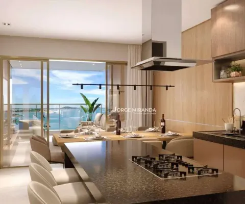 Apartamento com 3 dormitórios à venda, 114 m² por r$ 1.610.000,00 - praia da cerca - guarapari/es