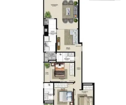 Apartamento com 3 dormitórios à venda, 97 m² por r$ 960.000,00 - praia do morro - guarapari/es