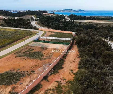 Terreno alphaville três praias à venda, 675,40 m² por r$ 1.000.000 - alphaville três praias - guarapari/es