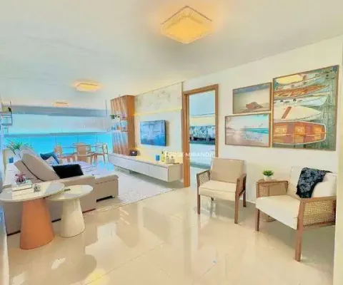 Apartamento com 3 dormitórios à venda, 115 m² por r$ 1.950.000,00 - praia do morro - guarapari/es
