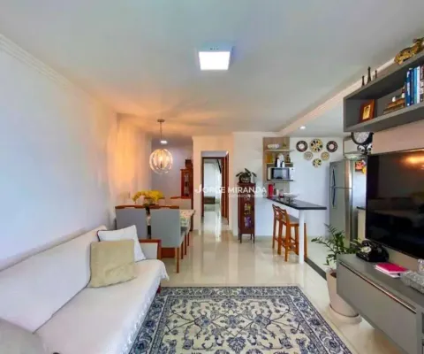Apartamento com 2 dormitórios à venda, 68 m² por r$ 600.000,00 - praia do morro - guarapari/es