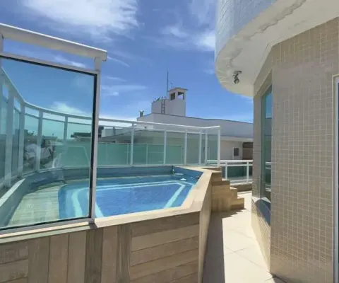 Cobertura para venda em cabo frio, braga, 4 dormitórios, 2 suítes, 3 banheiros, 2 vagas