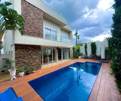 Casa condomínio de 5 suítes à venda no condomínio alphaville ii, 414 m², bonfim paulista, ribeirão preto