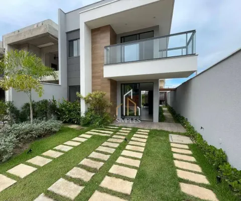 Casa com 4 dormitórios à venda, 131 m² por r$ 705.000,00 - centro - eusébio/ce