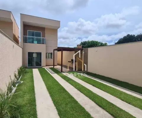 Casa com 3 dormitórios à venda, 93 m² por r$ 419.000 - eusébio - eusébio/ce