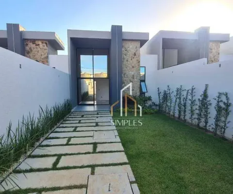 Atenção  ultimas unidades !! excelente casas planas com 3 suítes  à venda, 101 m² por r$ 489.700 - eusébio - tamatanduba/ce
