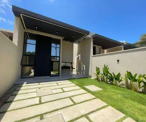 Casa com 3 dormitórios à venda, 122 m² por r$ 619.000 - eusébio - eusébio/ce