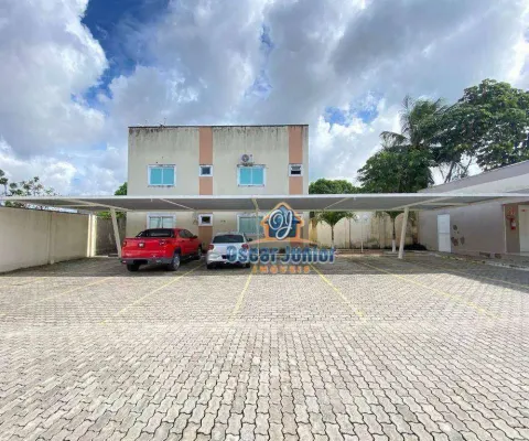 Apartamento com 2 suítes, 63 m² - venda por r$ 160.000 ou aluguel por r$ 800/mês - itapoã - caucaia/ce