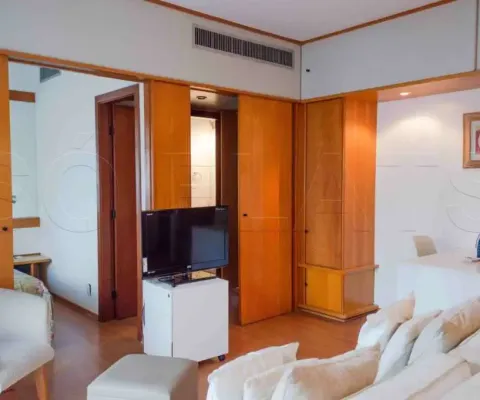Flat address para locação com 2 dormitórios e 2 vagas de garagem no itaim bibi.