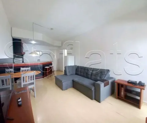 Flat le bougainville 1 dorm e 1 vaga de garagem disponível locação em alphaville