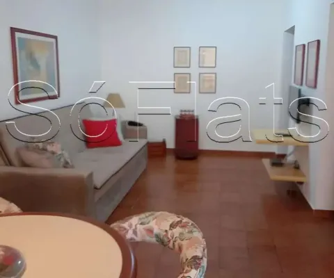Flat golden  beach guarujá, disponível para venda com 65m², 01 dorm e 02 vagas de garagem