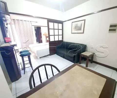 Flat champ´s elysées disponível para venda com 33m², 01 dormitório e 01 vaga de garagem