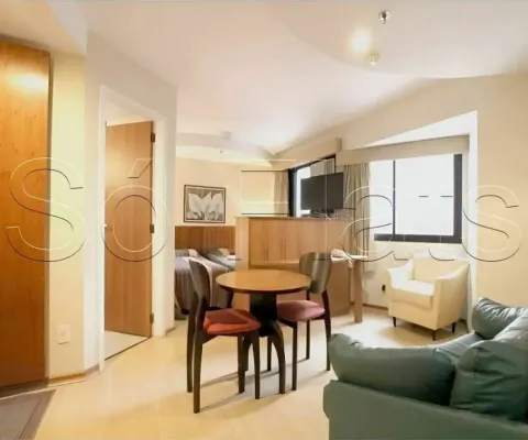 Flat riverside disponível para venda com 30m², 01 dorm e sem vaga de garagem