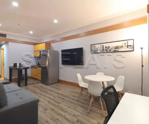 Flat nortel disponível para venda com 49,46m², 01 dorm e 01 vaga de garagem