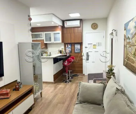 Monumental flat disponível para venda com 37m², 01 dorm e 01 vaga de garagem