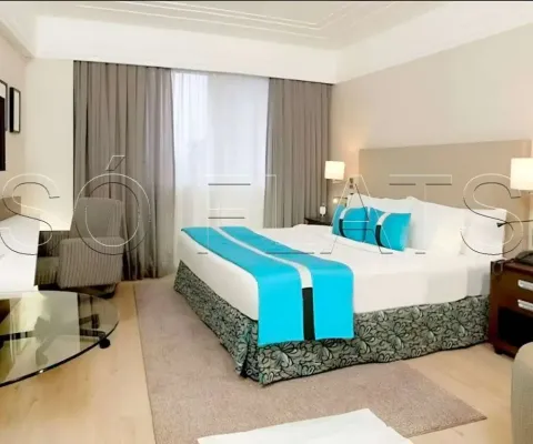 Flat radisson alphaville 30m² 1 dormitório 1 vaga para investimento no pool.