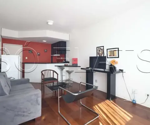 Apto no le bougainville com 57m², 1 dorm e 1 vaga de garagem, disponível locação em alphaville.