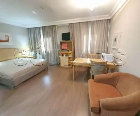 Flat em higienopolis totalmente mobiliado com 28m² à venda.