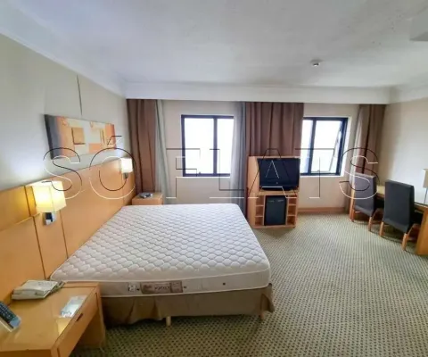 Apto disponível para locação no slaviero guarulhos próx ao aeroporto contendo 28m², 1 dorm e 1 vaga.