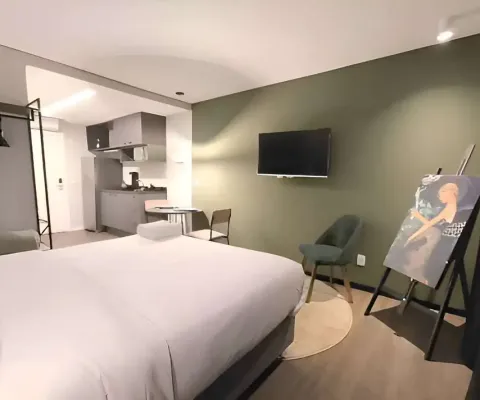 Flat xtay cais rooftop, apartamento disponivel para venda com 32m², 1 dormitório e 1 vaga