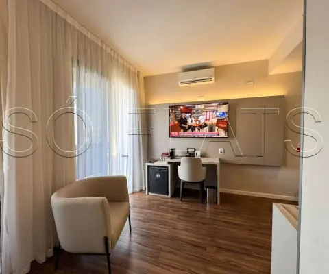Excelente flat totalmente mobiliado com 28m² no tatuapé.