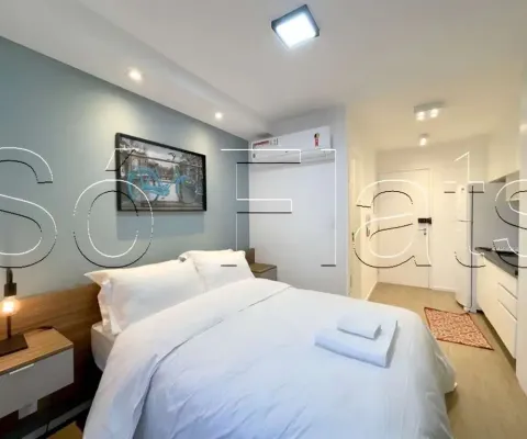 Studio no residencial you faria lima com 24m², 1 dormitório e 1 vaga, disponível para locação.