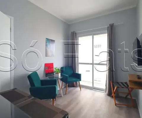 Residencial code aclimação, apto disponível para locação com 28m², 01 dormitório e 01 vaga.