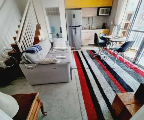 Estanconfor villa paulista, apartamento cobertura disponível para venda com 60m², 1 dorm e 2 vagas