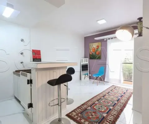 Flat paulistânia disponível para venda com 45m², 01 dorm e 01 vaga