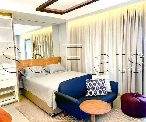 Residencial habitarte i, studio disponível para locação com 44m², 1 dormitório e 1 vaga de garagem