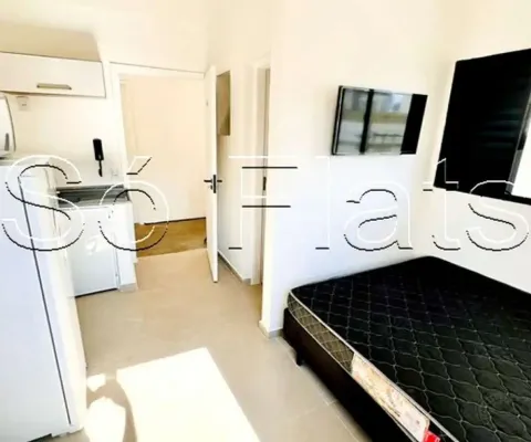 Studio alvorada, apto disponível para locação contendo 15m² e 1 dormitório na vila mariana.