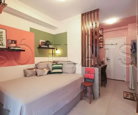 Lindo residencial think home república disponível para venda com 21m² e 1 dormitório