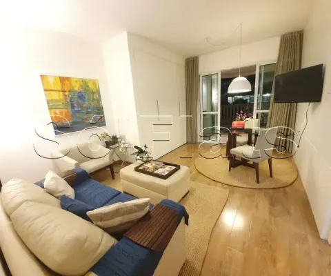 Lindíssimo flat ao estilo garden com aproximadamente 70 m² de área útil com requinte nos serviços.