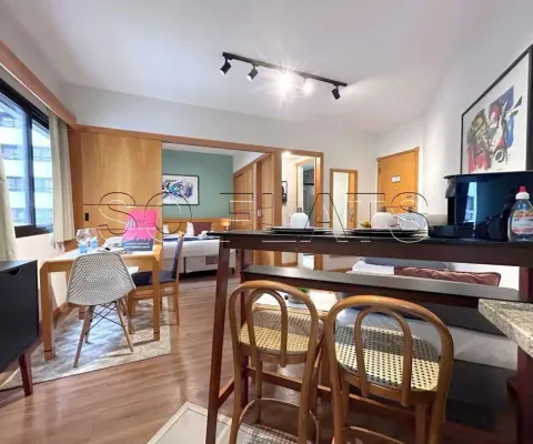 Flat hampton park, disponível para venda com 31m², 1 dormitório e 1 vaga de garagem