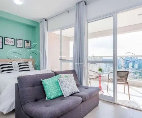 Novo apartamento studio na av. santo amaro, completo e muito bem equipado