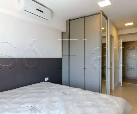 Studio go campo belo, apartamento disponível para locação com 25m² e 1 dormitório