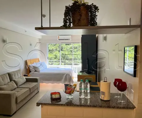Flat american loft disponível para venda com 32m², 1 dormitório e 1 vaga de garagem