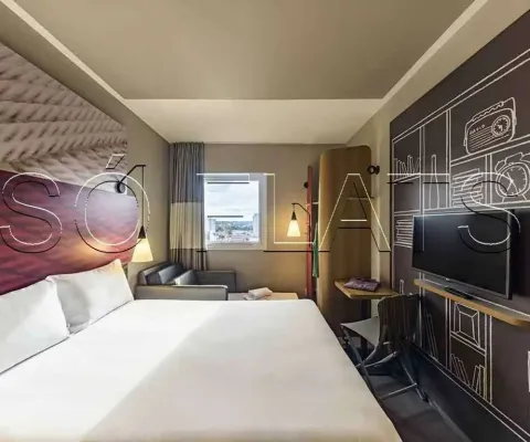 Ibis jacareí, apartamento para investimento seguro no centro de jacareí: flat mobiliado no ibis
