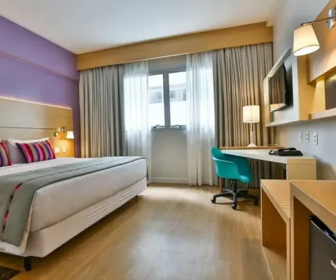 Flat radisson santos disponivel para venda com 30m², 01 dorm e 01 vaga de garagem