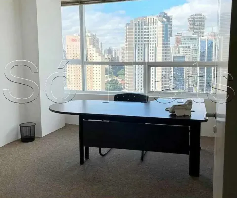 Sala comercial shopping morumbi, disponível  com 42m² e 1 vaga de garagem