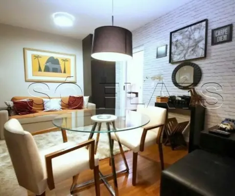 Apto com 40m² no brooklin próximo da marginal pinheiros, disponível para locação.