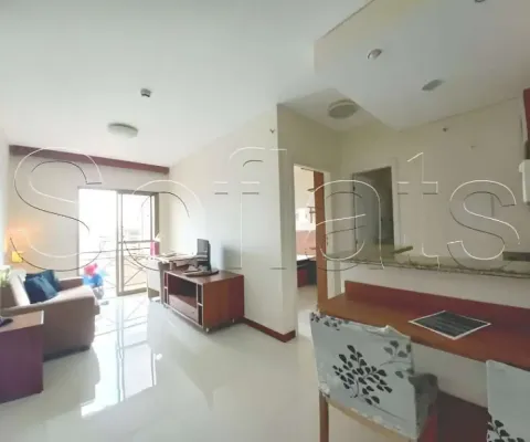 Flat disponível para locação em são caetano, próximo a av. goiás e pres. kennedy.