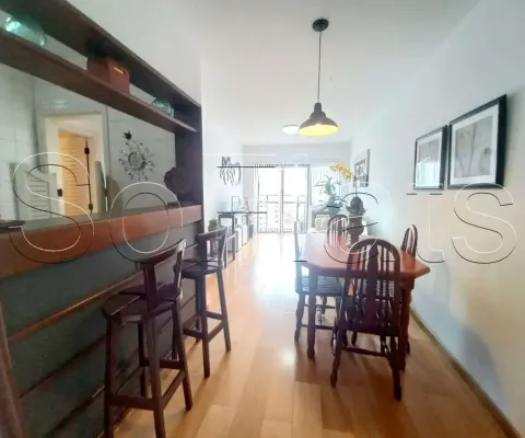 Flat disponível para locação no saint moritz 48m² 1 dorm 1 vaga no centro de são bernardo do campo.