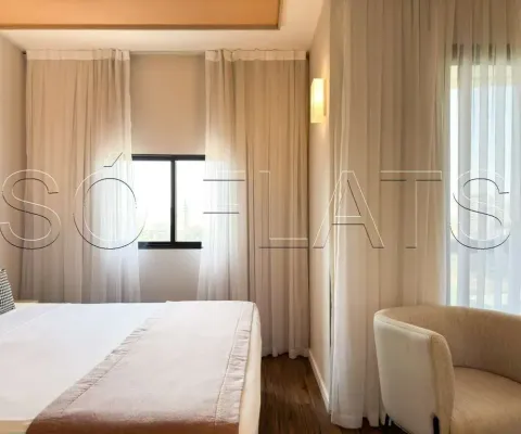 Flat blue tree flat com 28m² no jd. anália franco para investimento