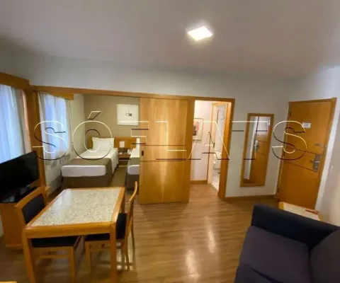 Flat na al. campinas, fácil acesso a av. paulista, 9 de julho, prox ao shop pamplona. consulte-nos,