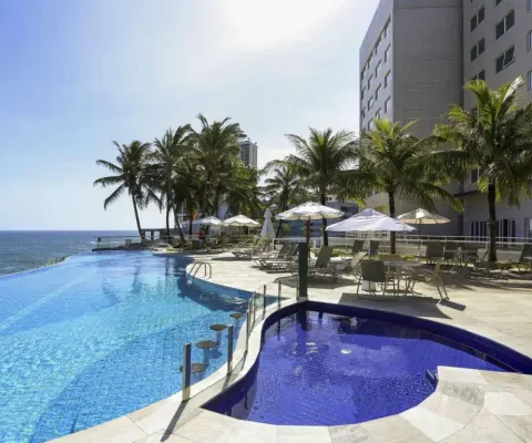 Flat mobiliado e com serviços para investimento em salvador - ba