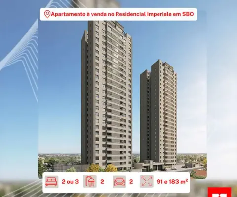 Apartamento â venda no residencial imperiale, bairro dona margarida em santa bárbara d'oeste.