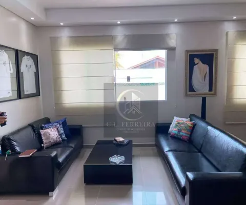 Casa com 4 dormitórios à venda, 275 m² por r$ 750.000,00 - balneario oceanópolis - mongaguá/sp