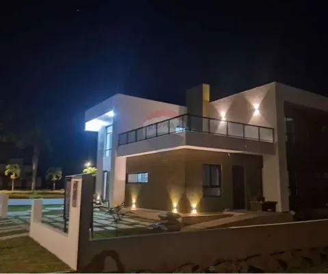 'luxo e segurança em uma casa recem construida com 04 suites em aldeia'