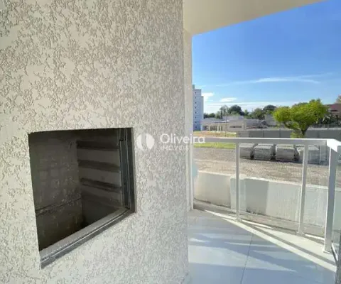 Apartamento novo com 02 dormitórios e garagem em camobi!